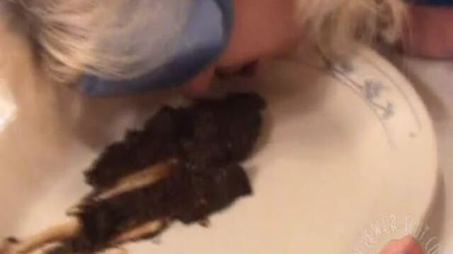 Scat slave feeding Scat Porn