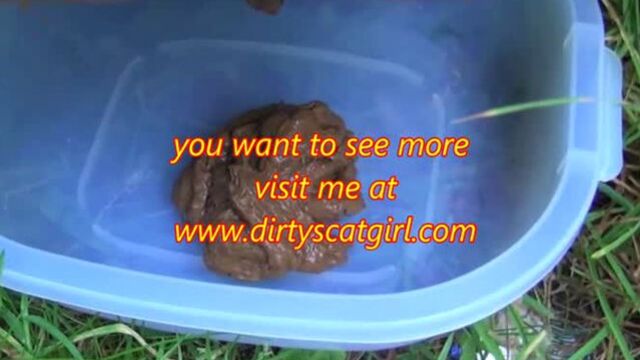 scat show outdoors Scat Porn